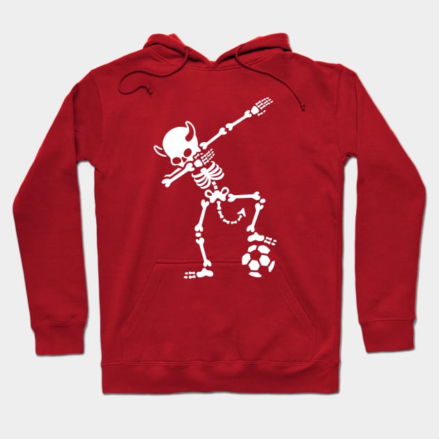 Dab Dabbing Rode Duivels / Diable Rouge soccer Hoodie by LaundryFactory